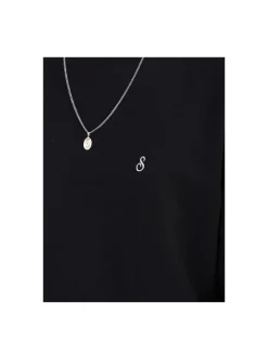 Sabbatical Script Logo Crewneck Black