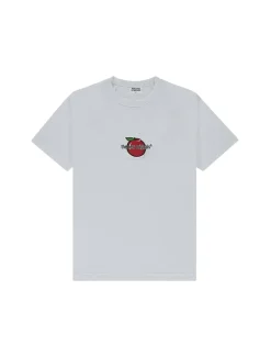 The New Originals Apple Sticker Raglan Tee White