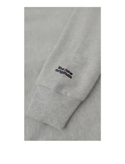 The New Originals Zeedijk Zip Up Hoodie Light Grey Melange