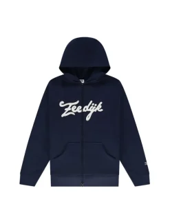 The New Originals Zeedijk Zip Up Hoodie Patriot Blue